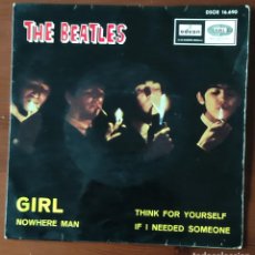 Discos de vinilo: THE BEATLES GIRL ESPAÑOL 1966. Lote 339130503