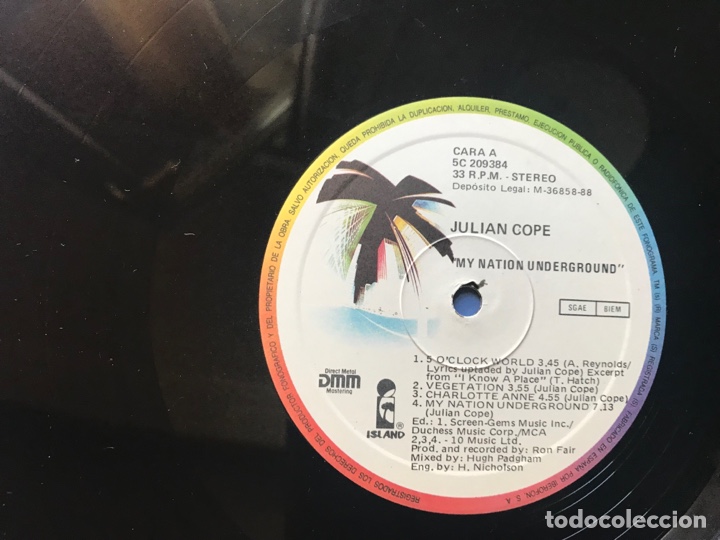 Discos de vinilo: Julian Cope. My Nation underground - Foto 4