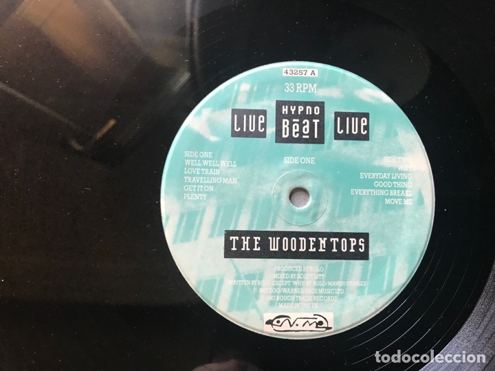 Discos de vinilo: The Woodentops. Hypno beat. Live - Foto 3