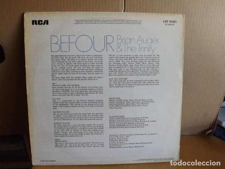 Discos de vinilo: BRIAN AUGER & THE TRINITY --- BEFOUR - Foto 2