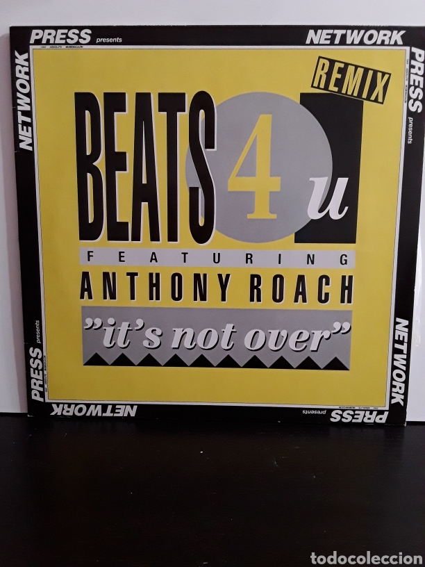 Discos de vinilo: Beats 4 U Featuring Anthony Roach &lrm;&ndash; Its Not Over (Remix) - Foto 1