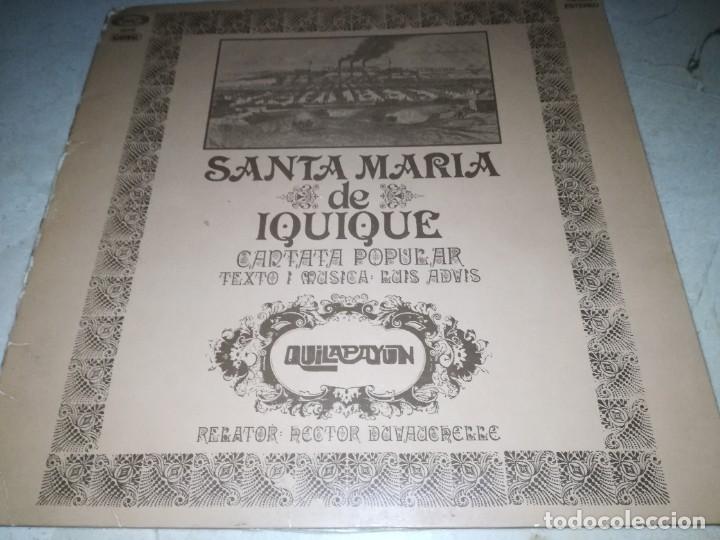 Disques de vinyle: QUILAPAYUN-SANTA MARIA DE IQUIQUE-GATEFOLD-ORIGINAL A&Ntilde;O 1975