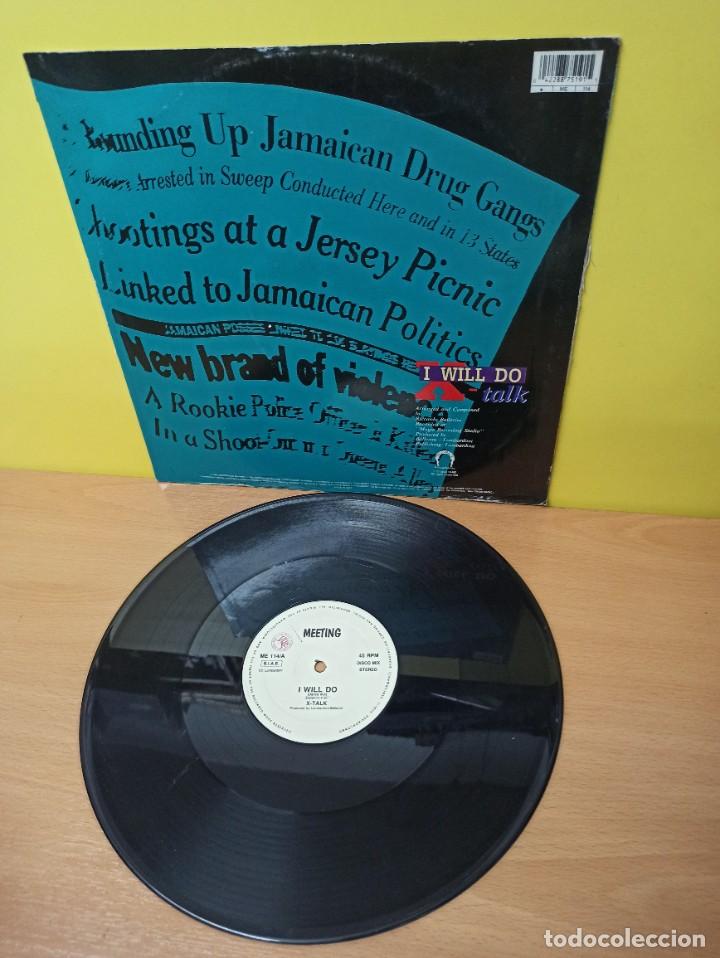 Discos de vinilo: DISCO DE VINILO - X-TALK - I WILL DO - Foto 2
