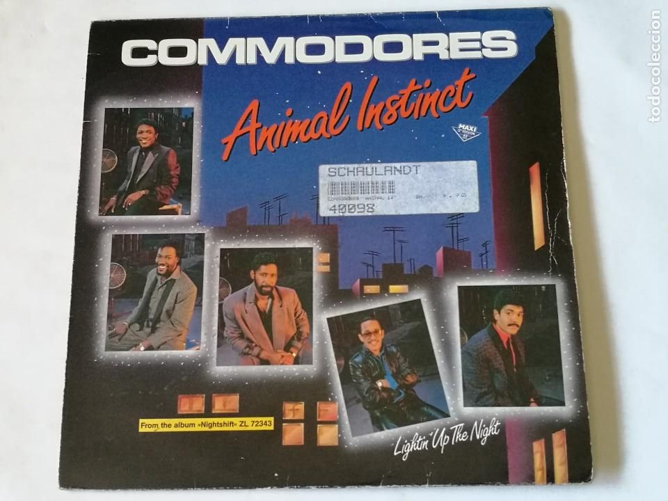 Discos de vinilo: Commodores - Animal Instinct - 1985 - Foto 1