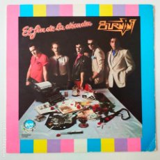 Disques de vinyle: BURNING - EL FIN DE LA DECADA- LP 1979 + ENCARTE.. Lote 339271933