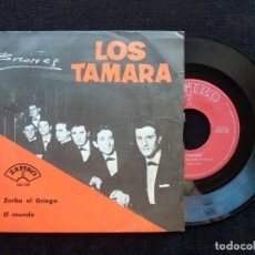 Discos de vinilo: LOS TAMARA. ZORBA EL GRIEGO. ZAFIRO SINGLE 00-139, 1965