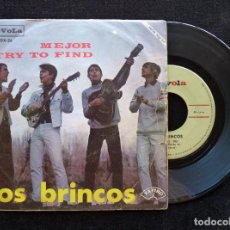 Discos de vinilo: LOS BRINCOS. MEJOR. SINGLE NOVOLA NOX-26, 1966