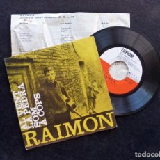 Discos de vinilo: RAIMON. AL VENT. EP EDIGSA C.M. Nº 14, 1962. Lote 339283608