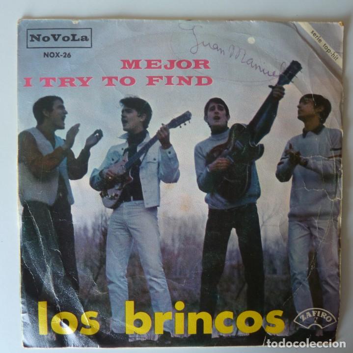 Discos de vinilo: LOS BRINCOS // MEJOR // 1966 // SINGLE - Foto 1