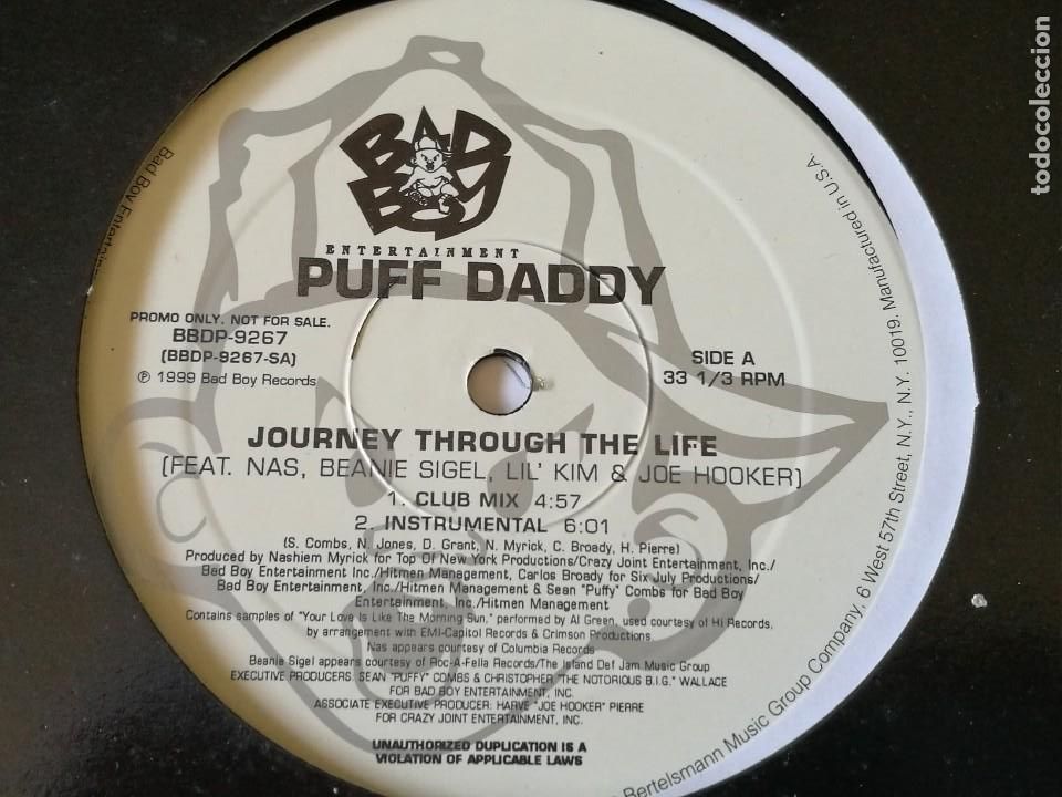 Discos de vinilo: Puff Daddy - Journey Through The Life / Reverse - Foto 1