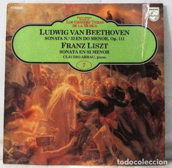 Discos de vinilo: BEETHOVEN SONATA N&ordm; 32 - LISZT SONATA EN SI MENOR - SIN USAR - LP