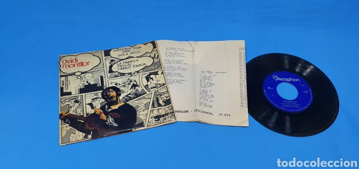 Discos de vinilo: SINGLE VINILO OVIDI MONTLLOR , HISTORIA DUN AMIC - Foto 2