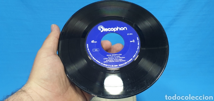 Discos de vinilo: SINGLE VINILO OVIDI MONTLLOR , HISTORIA DUN AMIC - Foto 4