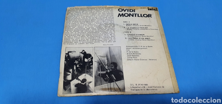 Discos de vinilo: SINGLE VINILO OVIDI MONTLLOR , HISTORIA DUN AMIC - Foto 5