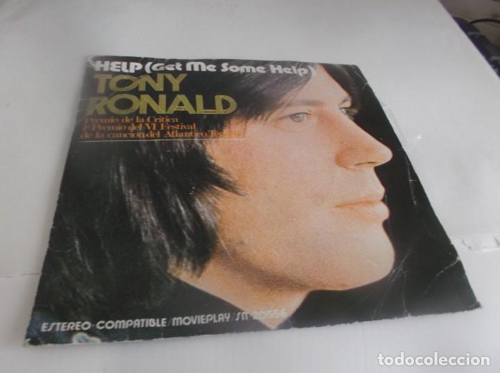TONY RONALD - SINGLE MOVIE PLAY 1971 - HELP(GET ME SOME HELP) (Música - Discos - Singles Vinilo - Solistas Españoles de los 70 a la actualidad)