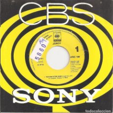 Discos de vinilo: JORDY - DUR DUR D'ETRE BEBE (SINGLE PROMO ESPAÑOL, SONY 1992). Lote 339365553