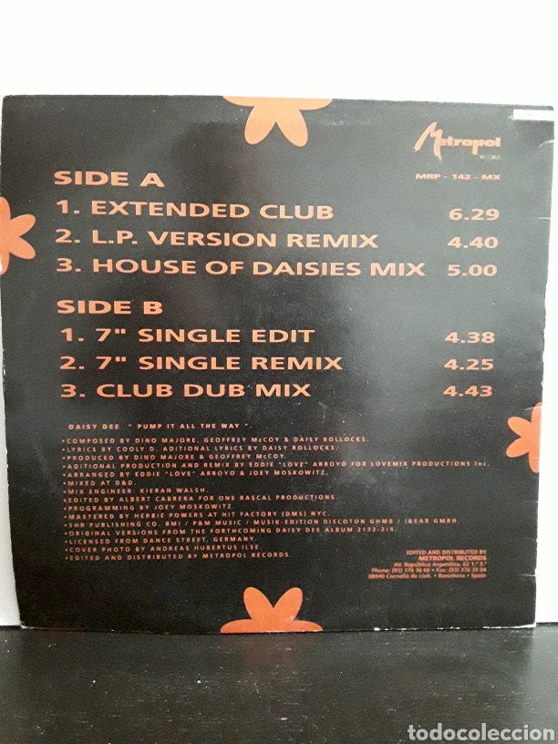 Discos de vinilo: Daisy Dee &lrm;&ndash; Pump It All The Way - Foto 2