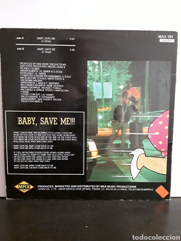 Discos de vinilo: Just Lanky &lrm;&ndash; Baby, Save Me - Foto 2
