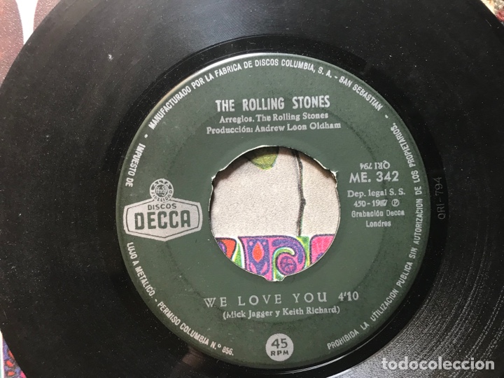 Discos de vinilo: The Rolling Stones. We love you. Decca - Foto 3