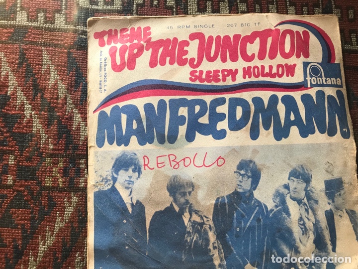 Discos de vinilo: Manfred Mann. Theme up the junction. Fontana - Foto 2