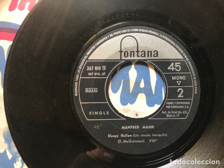 Discos de vinilo: Manfred Mann. Theme up the junction. Fontana - Foto 4