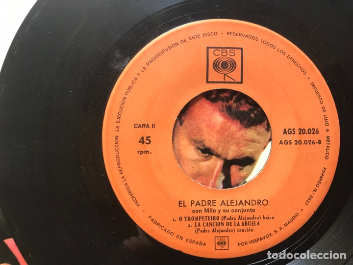 Discos de vinilo: Las alegres canciones del padre Alejandro. La creaci&oacute;n. CBS - Foto 4