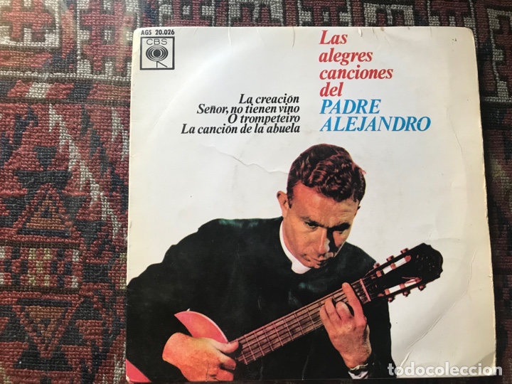 Discos de vinilo: Las alegres canciones del padre Alejandro. La creaci&oacute;n. CBS - Foto 1