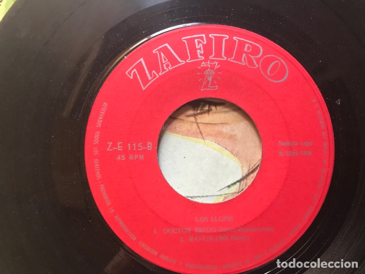 Discos de vinilo: Los Llopis. Estrem&eacute;cete. Zafiro - Foto 4