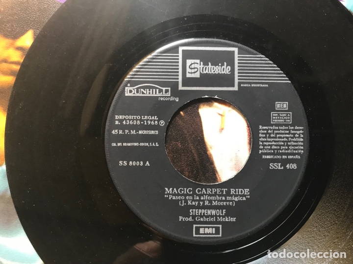 Discos de vinilo: Steppenwolf. Magic carpet ride. Emi - Foto 3