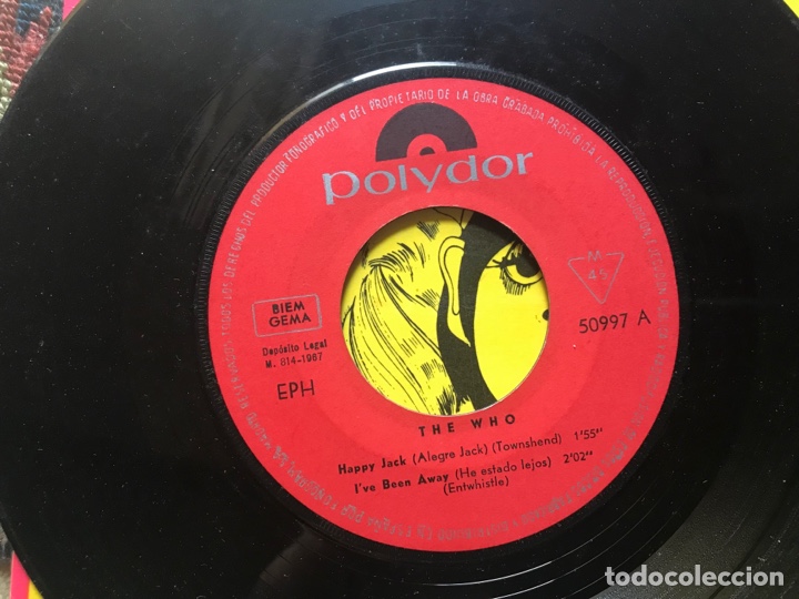 Discos de vinilo: The Who. Happy Jack. Polydor - Foto 3