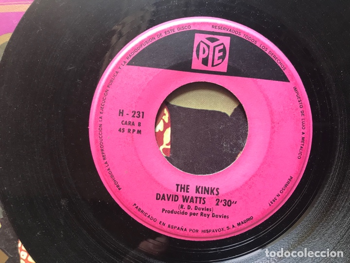 Discos de vinilo: The Kinks. Almanaque de oto&ntilde;o. Hispavox - Foto 4