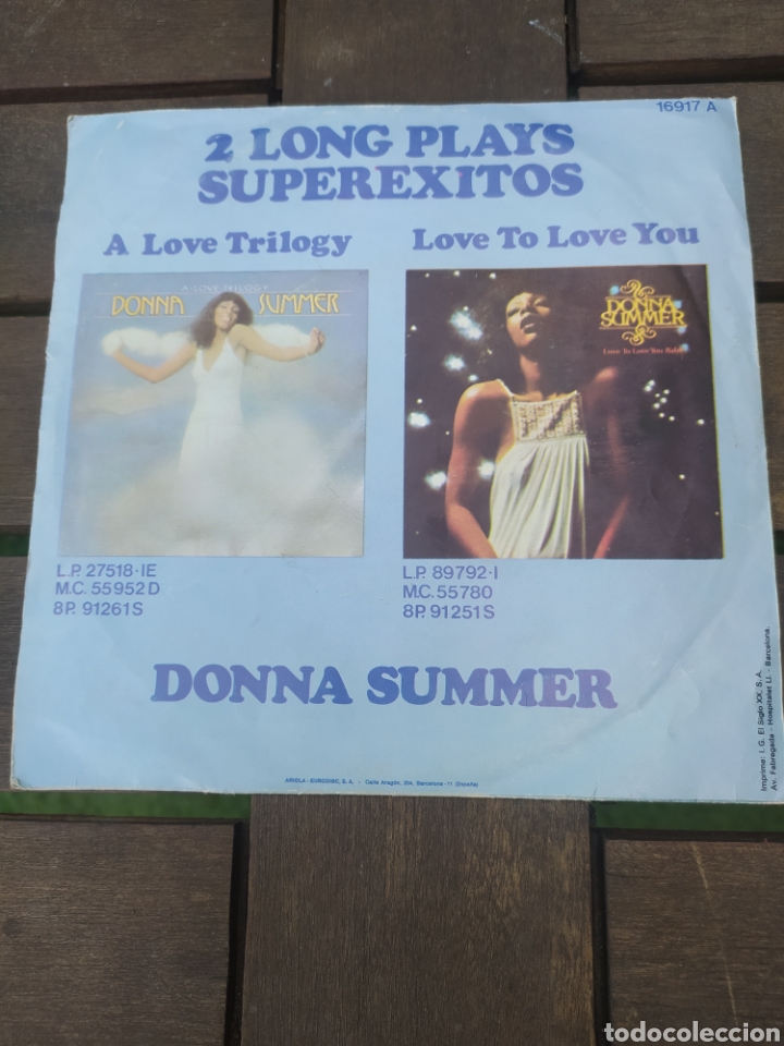 Discos de vinilo: Single Donna Summer - Foto 2