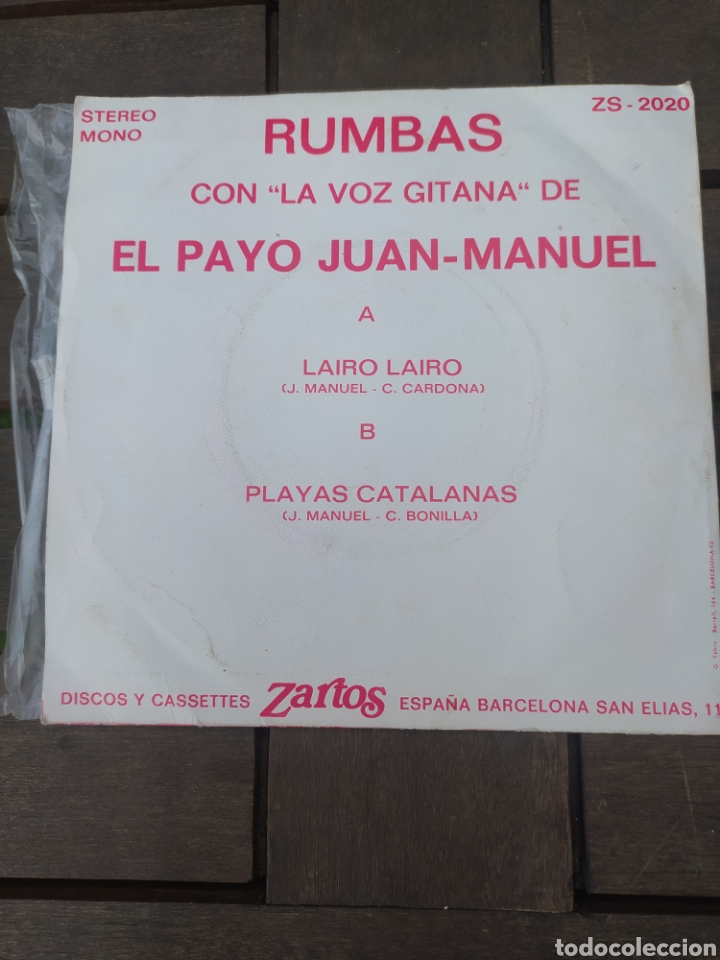 Discos de vinilo: Single El Payo Juan Manuel - Foto 2
