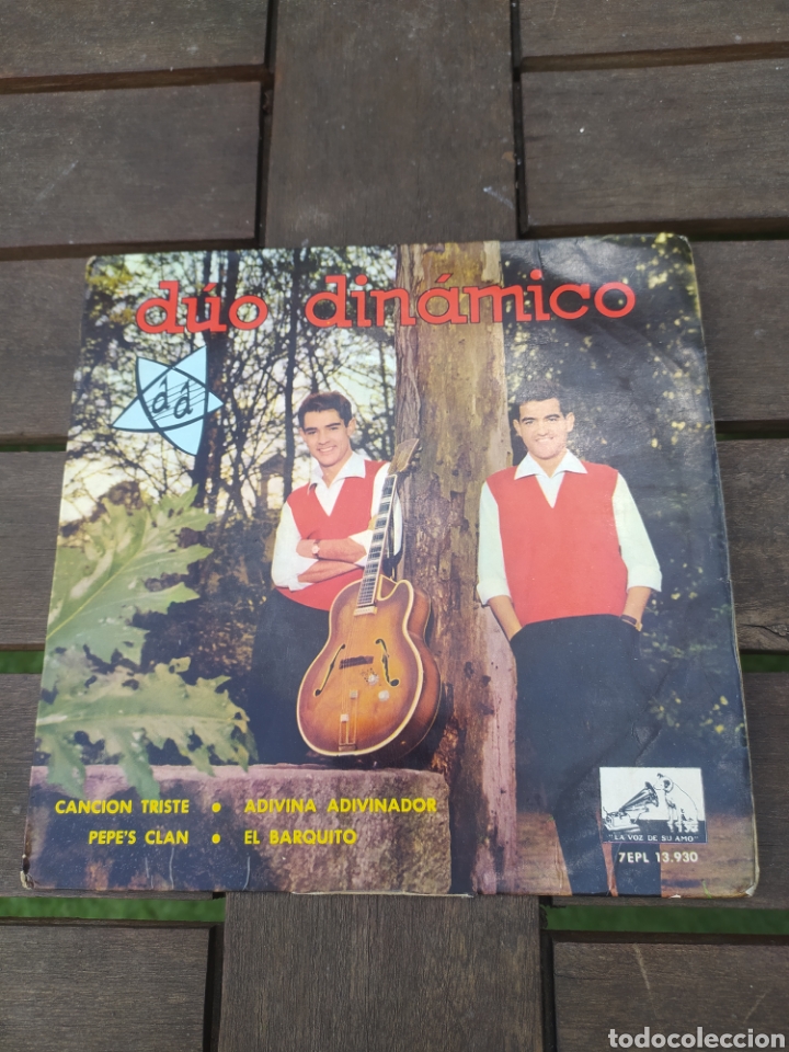 Discos de vinilo: Single D&uacute;o Din&aacute;mico - Foto 1