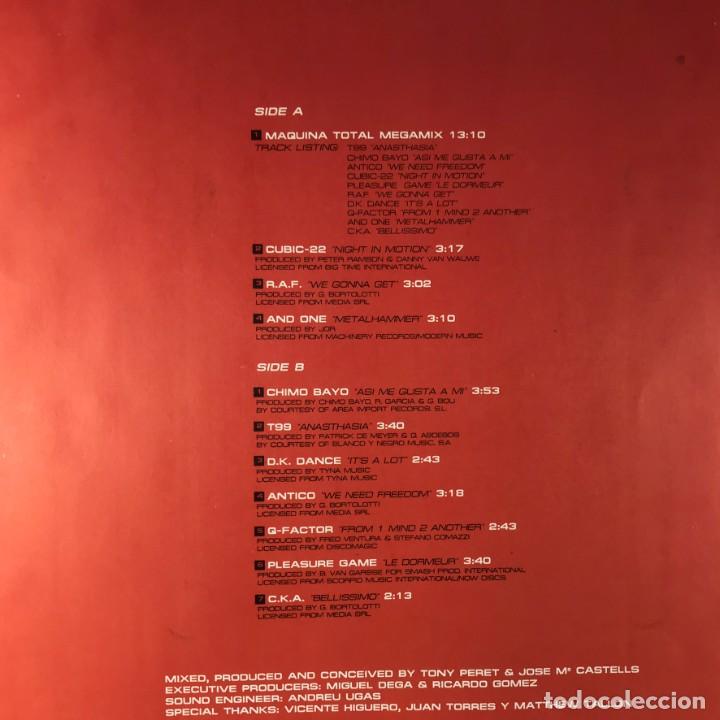Discos de vinilo: Various &ndash; Maquina Total 2 - Vinyl, LP, Compilation, Partially Mixed - SPAIN - Foto 5
