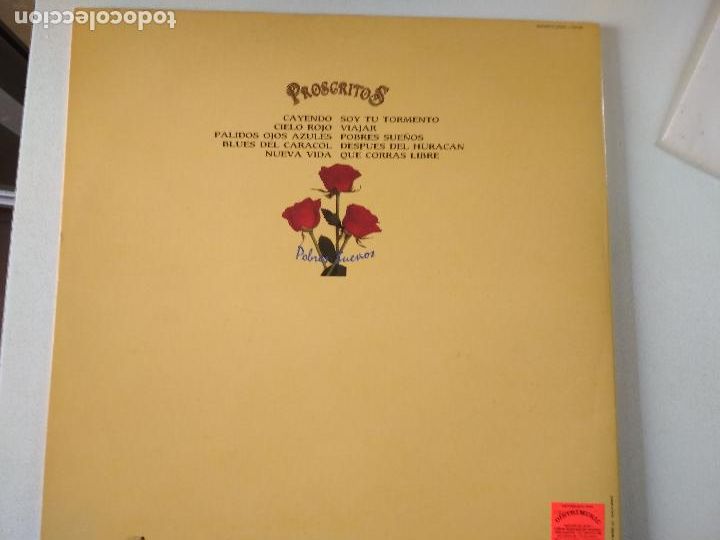 Discos de vinilo: Proscritos &lrm;&ndash; Pobres Sue&ntilde;os , 1990, interferencias, 1990 - Foto 3