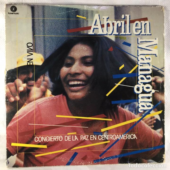 Disques de vinyle: Abril En Managua - Concierto De La Paz En Centroam&eacute;rica - 2 x Vinyl, LP, Gatefold - SPAIN