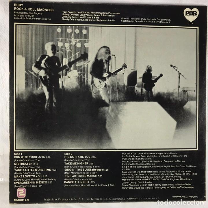 Discos de vinilo: Ruby &ndash; Rock & Roll Madness - Vinyl, LP, Album - SPAIN - Foto 2