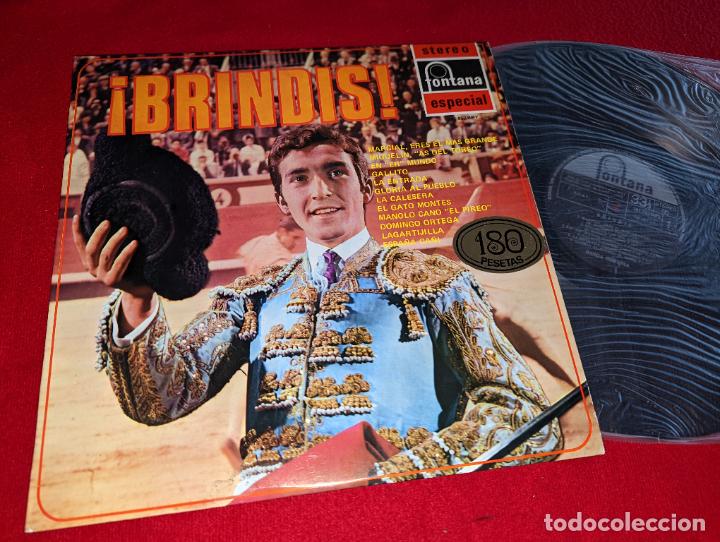 Vinyl records: BANDA HISPANA Brindis! LP 1969 Fontana ORQUESTA TOROS TAUROMAQUIA