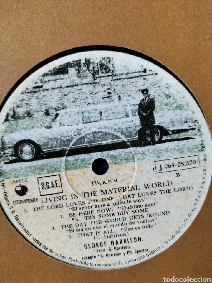 Discos de vinilo: GEORGE HARRISON 1973 Original Copia Spain - Foto 5