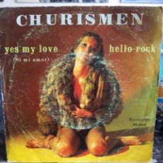 Discos de vinilo: CHURISMEN - HELLO ROCK. ÚNICO EN TC, MUSICA ORQUESTA CARLOS DE ROS. Lote 339516613