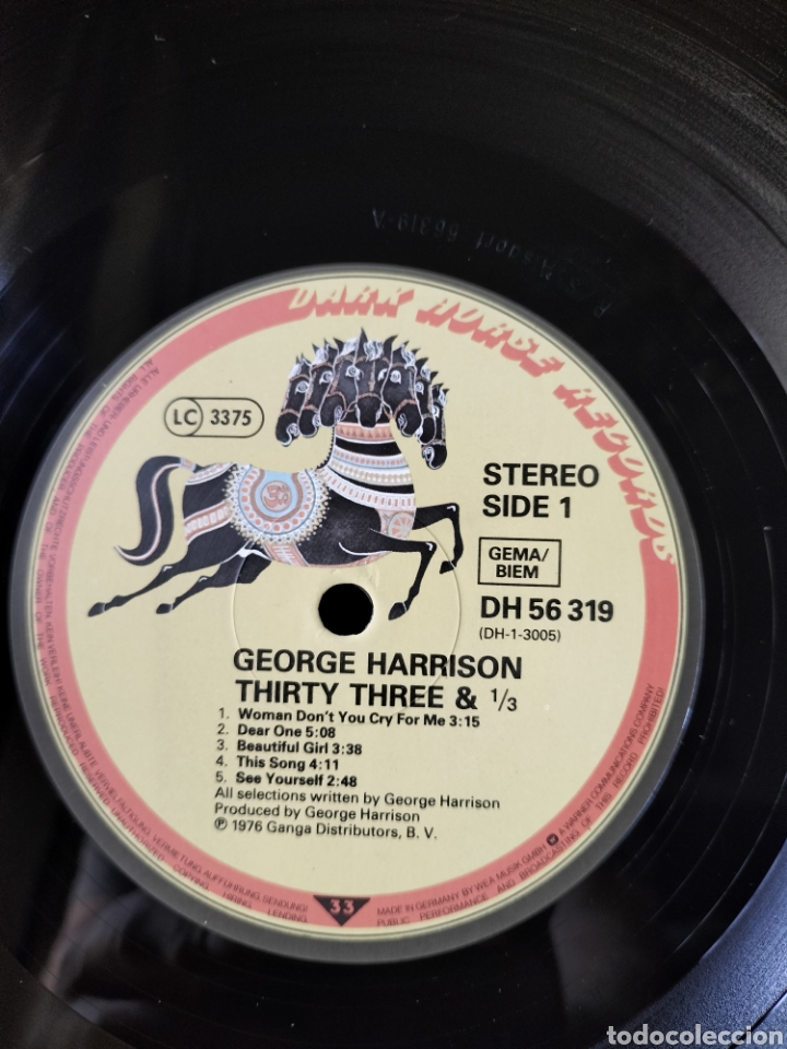 Discos de vinilo: GEORGE HARRISON &rdquo;Thirty Three&1/30 1976 - Foto 5