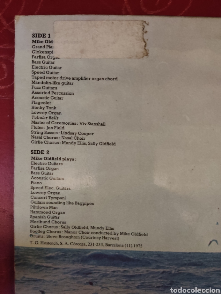 Discos de vinilo: Mike Oldfield Tubular Bells - Foto 3
