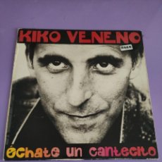 Discos de vinilo: LP KIKO VENENO - ECHATE UN CANTECITO - AÑO 1992 - BMG 74321114071. MAS LETRAS. SPAIN.. Lote 339689728