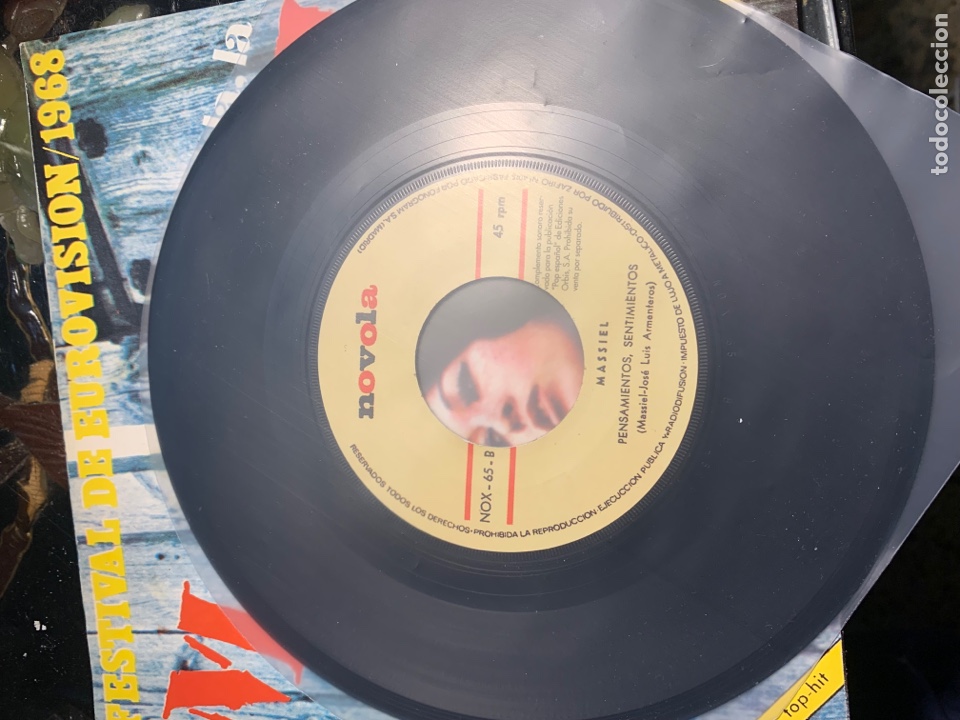 Discos de vinilo: Massiel eurovision la la la promo - Foto 4