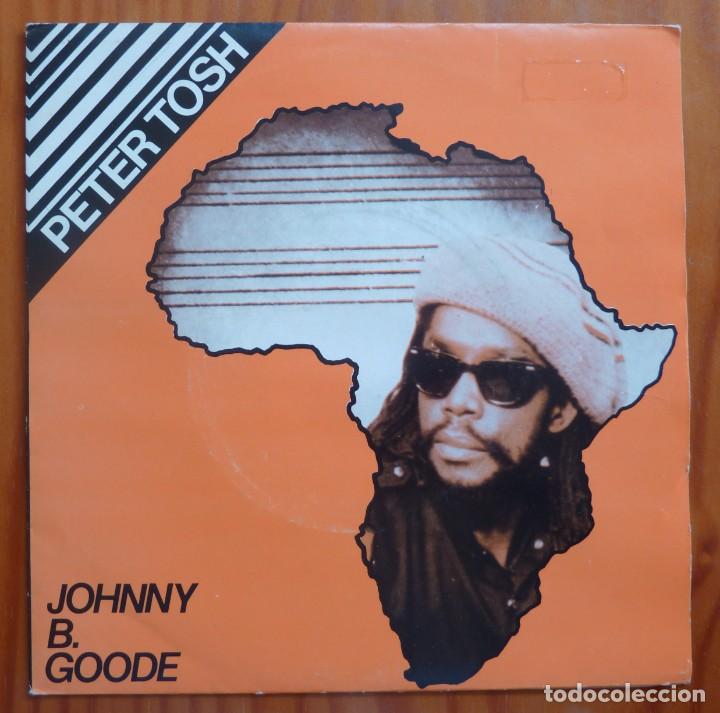 Discos de vinilo: PETER TOSH / JOHNNY B. GOODE / 1983 / SINGLE - Foto 1