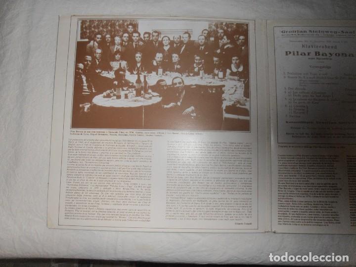 Discos de vinilo: PILAR BAYONA, LP - Foto 3