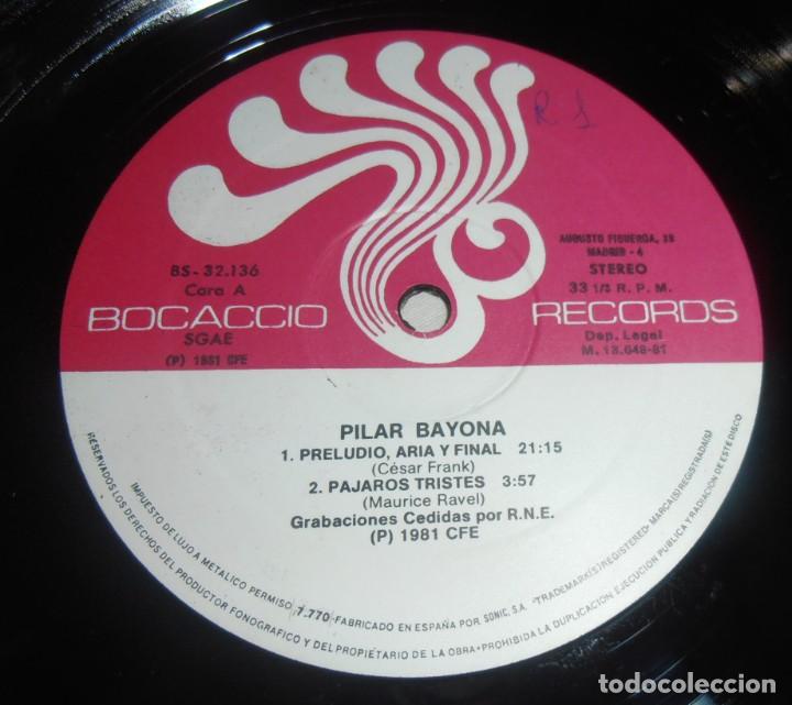 Discos de vinilo: PILAR BAYONA, LP - Foto 6
