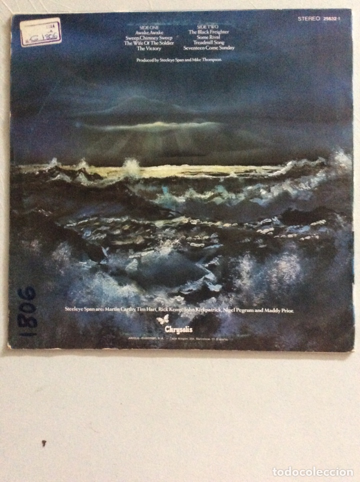 Discos de vinilo: Steeleye Span. Storm force ten. - Foto 2