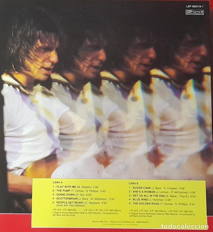Discos de vinilo: JEFF BECK - BLUE WIND - LP - Foto 2
